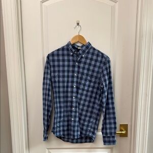J. Crew Blue Casual Button Down Shirt Classic Style